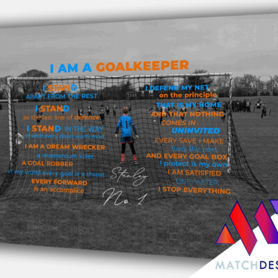 Goalkeeper canvas print