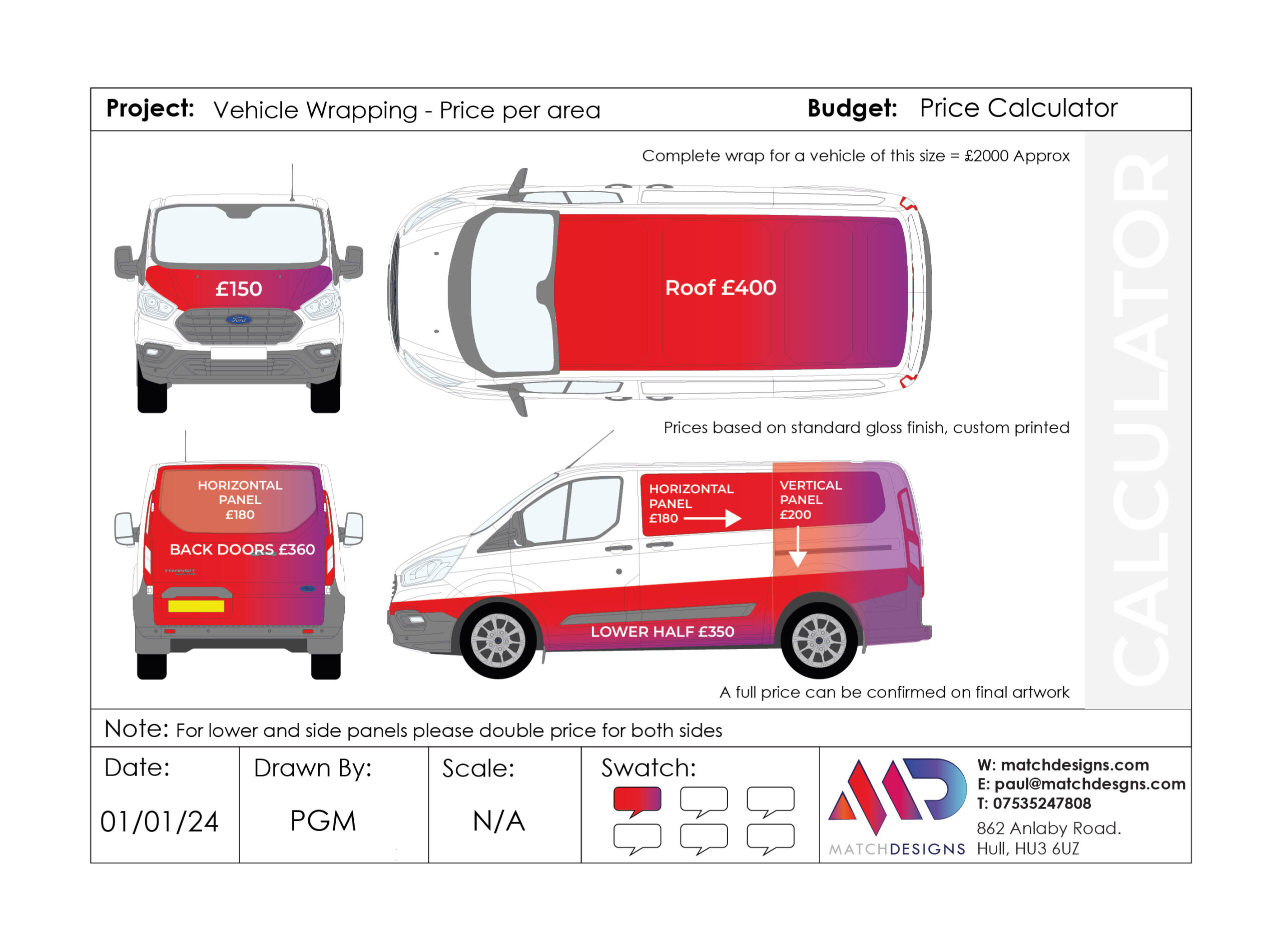 Van wrap price