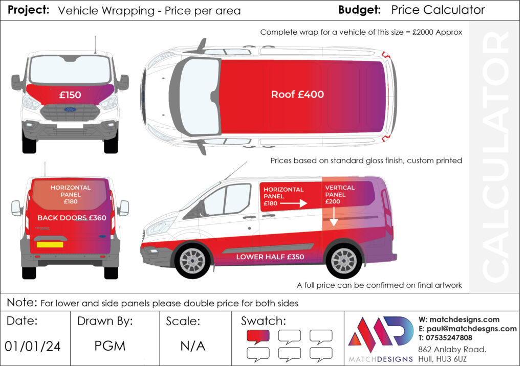 van graphics Hull price