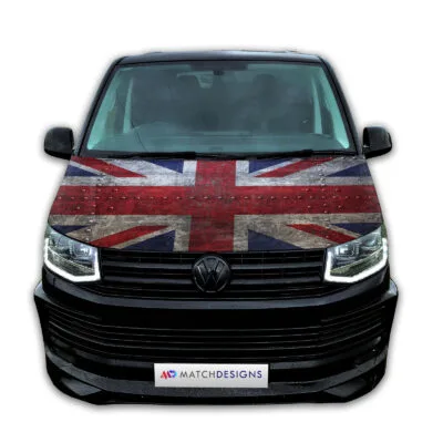 Van bonnet union jack