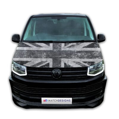 Grey union jack bonnet