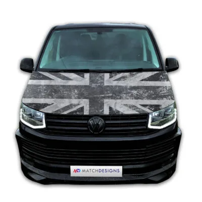 Grey union jack bonnet