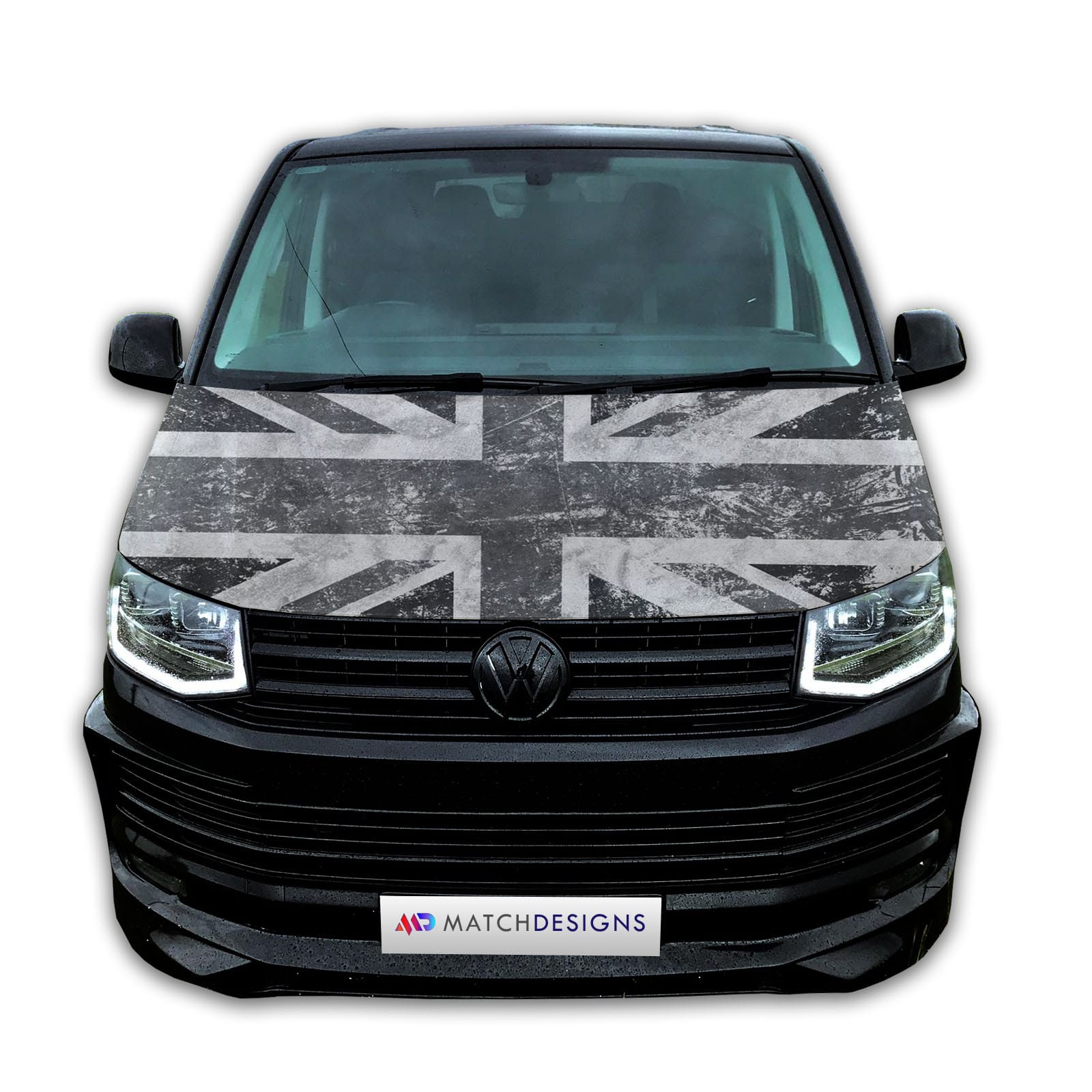 Grey union jack bonnet