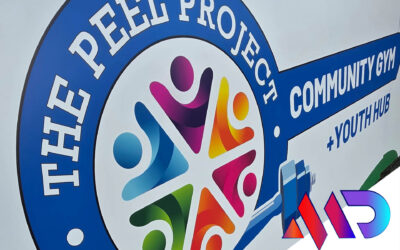New Community Gym Signage for The Peel Project