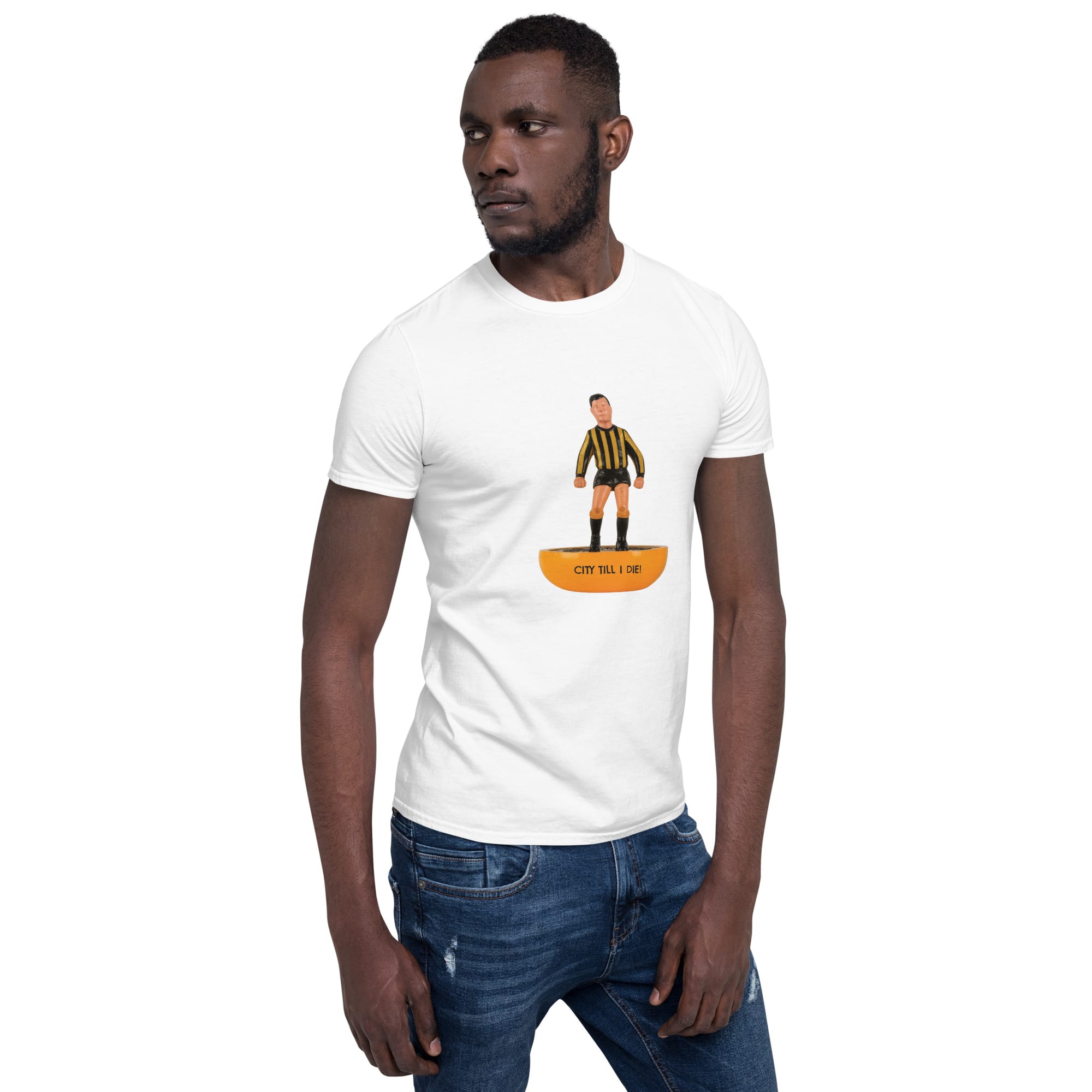 Hull City - Subbuteo - Retro - Short-Sleeve Unisex T-Shirt - CITY TIL I DIE! - Image 4