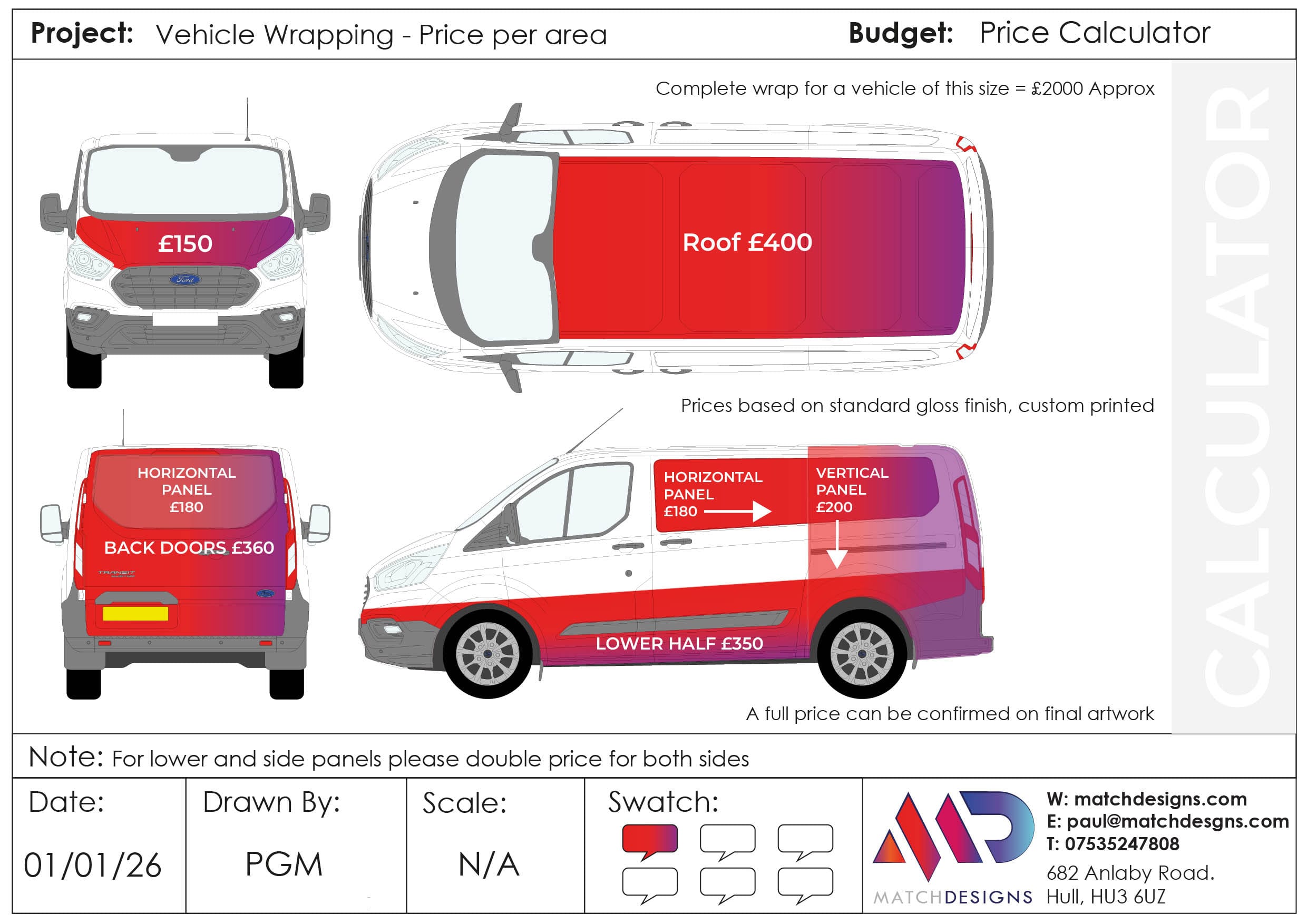 van-quote Van wrap quote