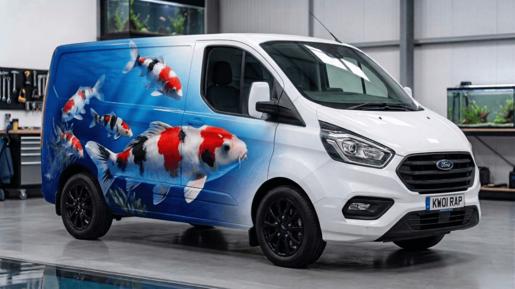 Ford Custom Van Wrap Hull
