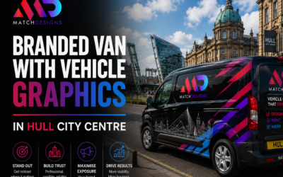 Branded Van with Vehicle Graphics Hull